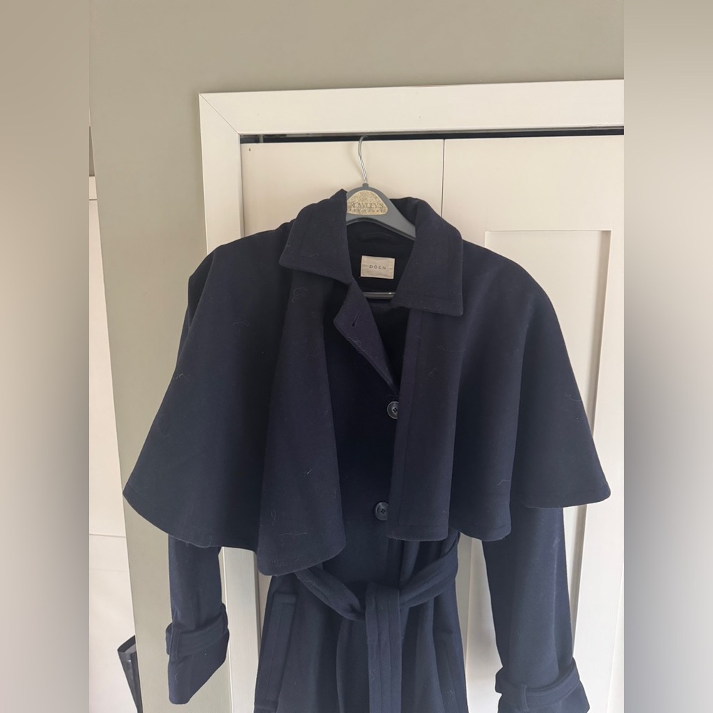 Doen Bolton Coat Deep Navy size medium - Picture 6 of 10